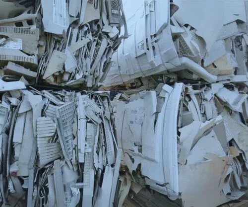 Abs white sheet plastics scraps